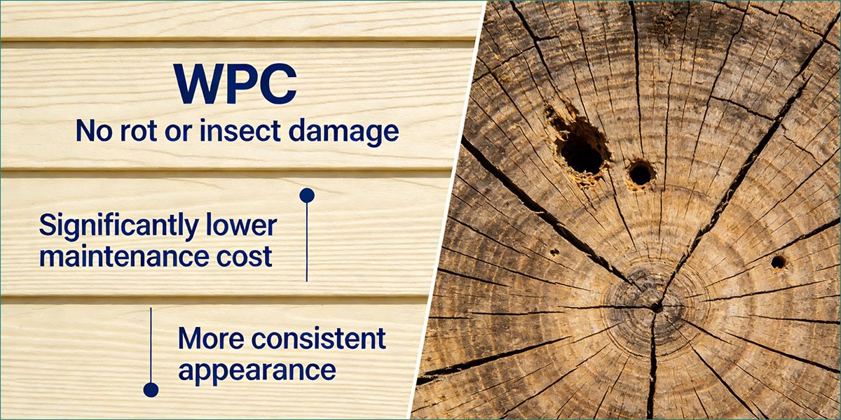 WPC vs wood WPC vs wood